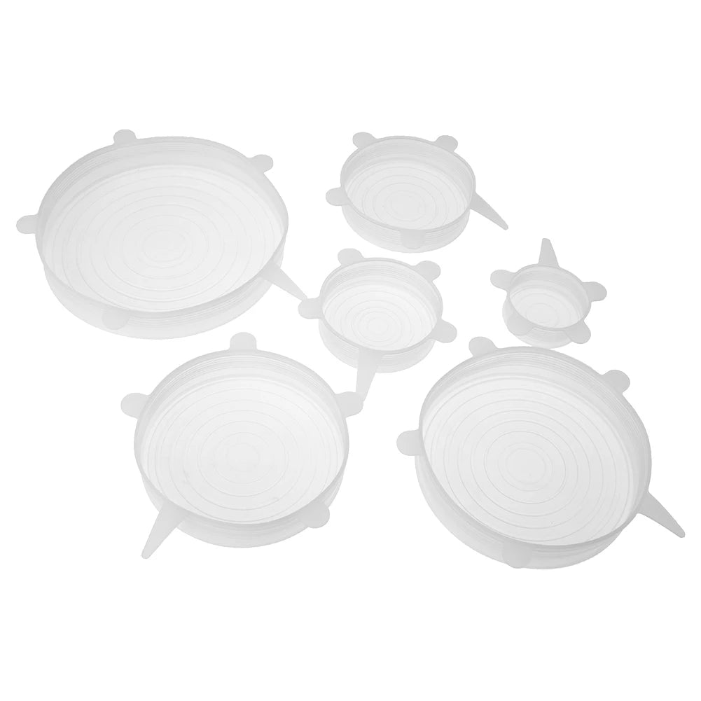 5-1Pcs Silicone Can Covers Reusable Small Silicone Stretch Lids Silicone Jar Lids Foo alternate view