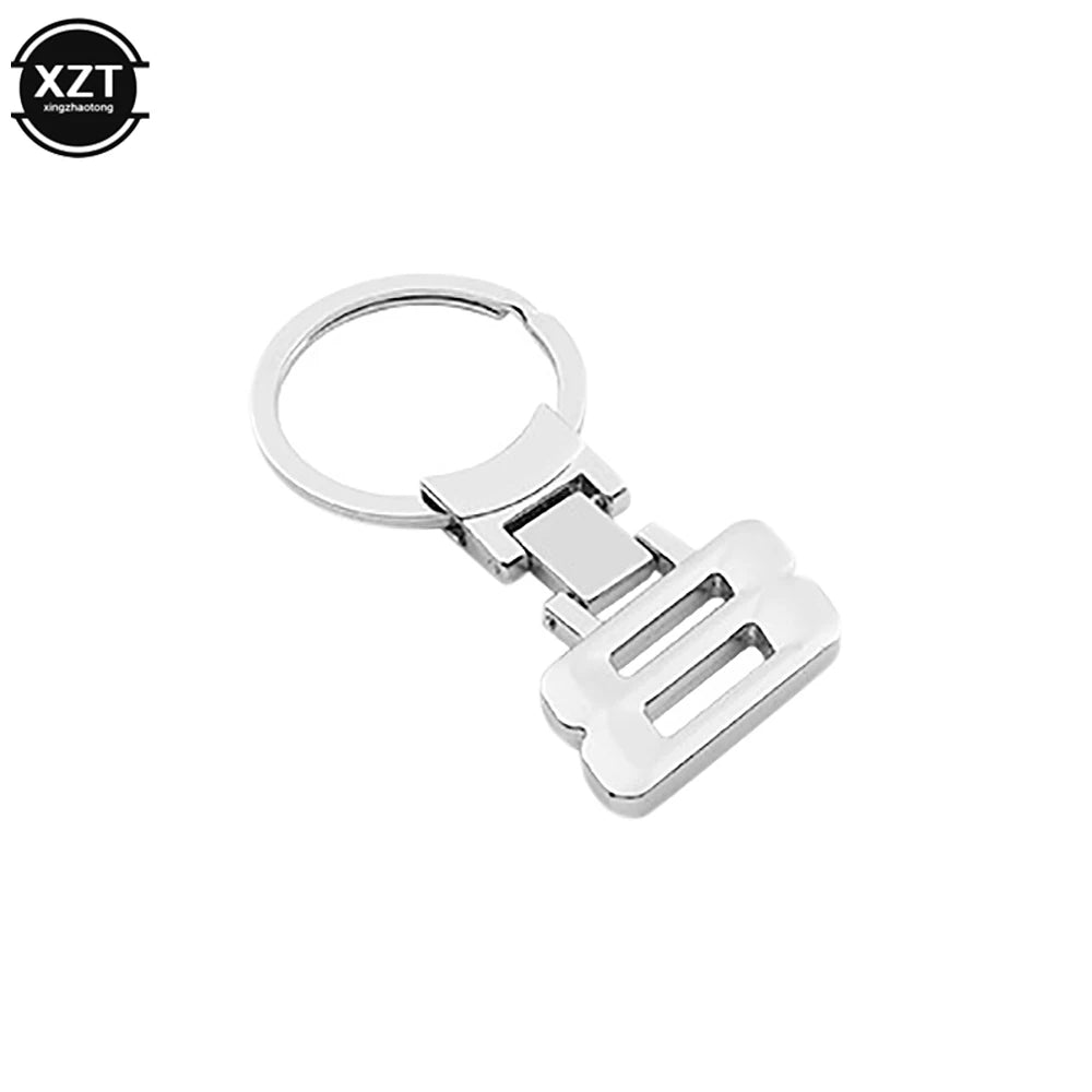 Premium Car Keychain Key Ring | Stylish Metal Accessory for Multiple Car Logos additional angle