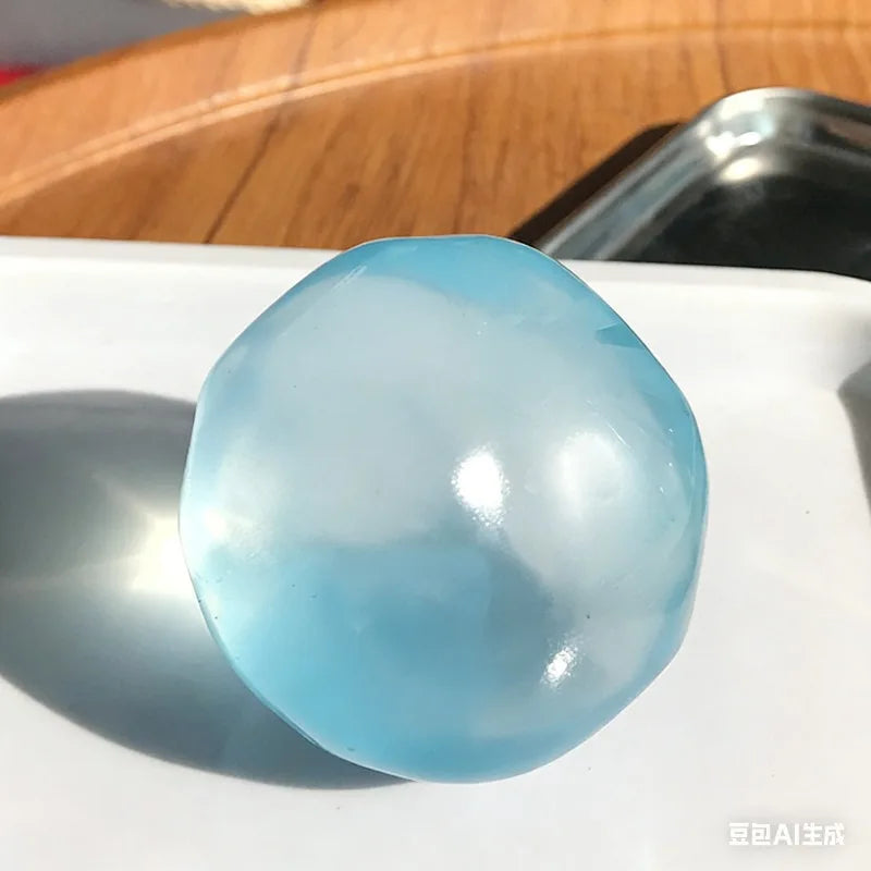 Transparent Mochi Squishy Toy | Coconut Oil Maltose Sensory Fidget for Adults lifestyle view