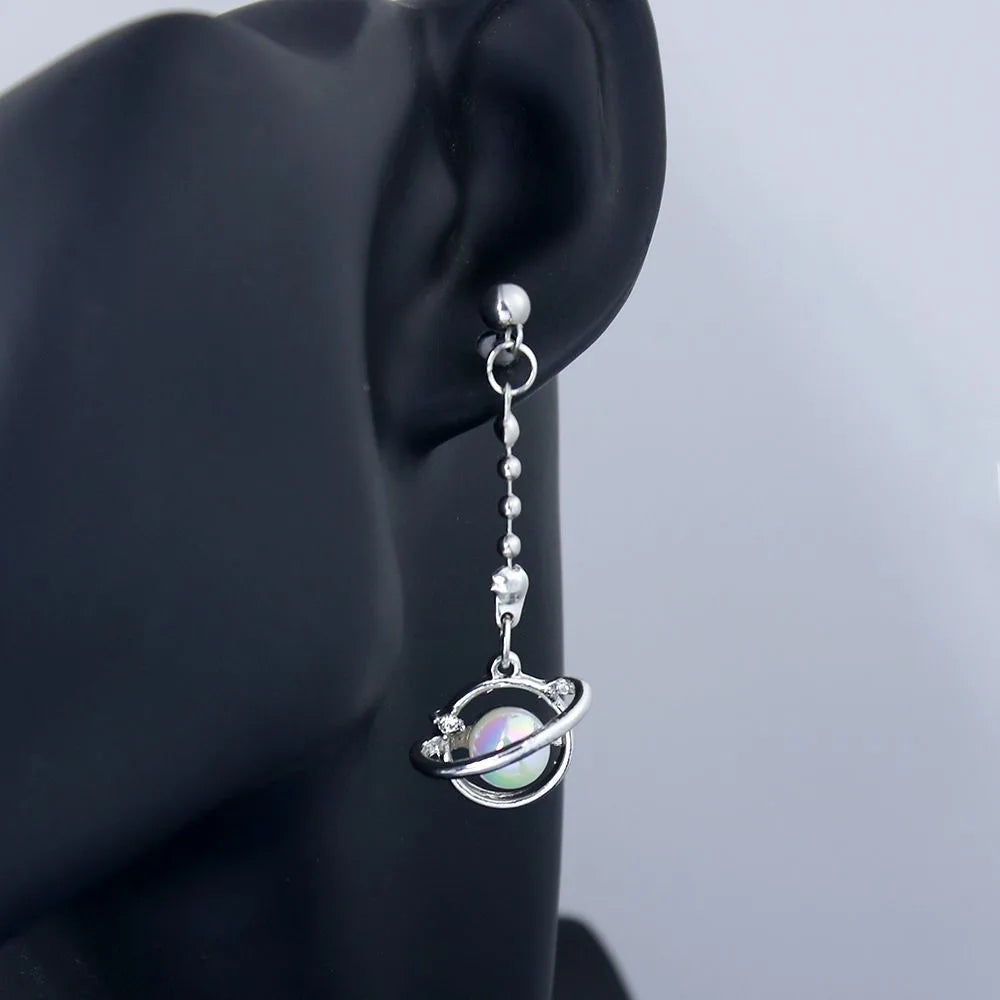 Mashle Magic and Muscles Anime Cosplay Ear Clips | Mash Finn Lance Crown Earrings alternate view