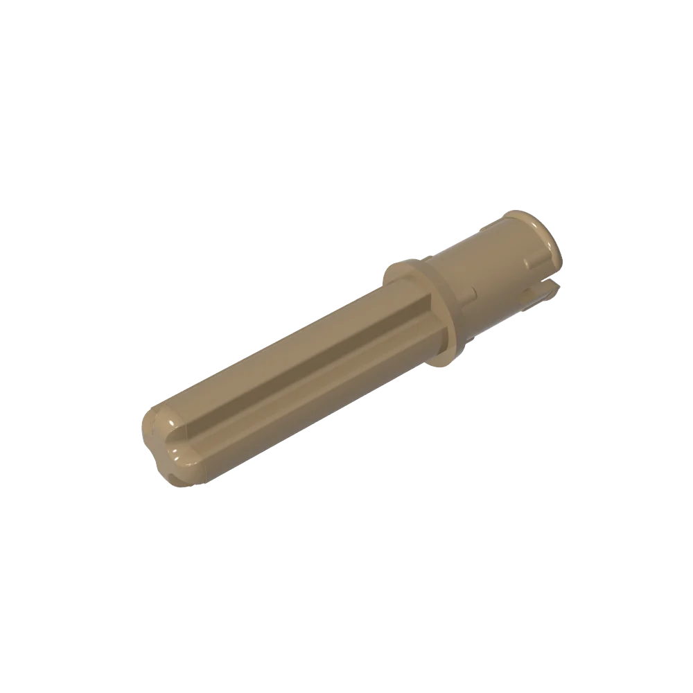 Gobricks GDS-930 Technical Axle 2 with Pin 3L | Compatible Building Block Part 18651 detail view