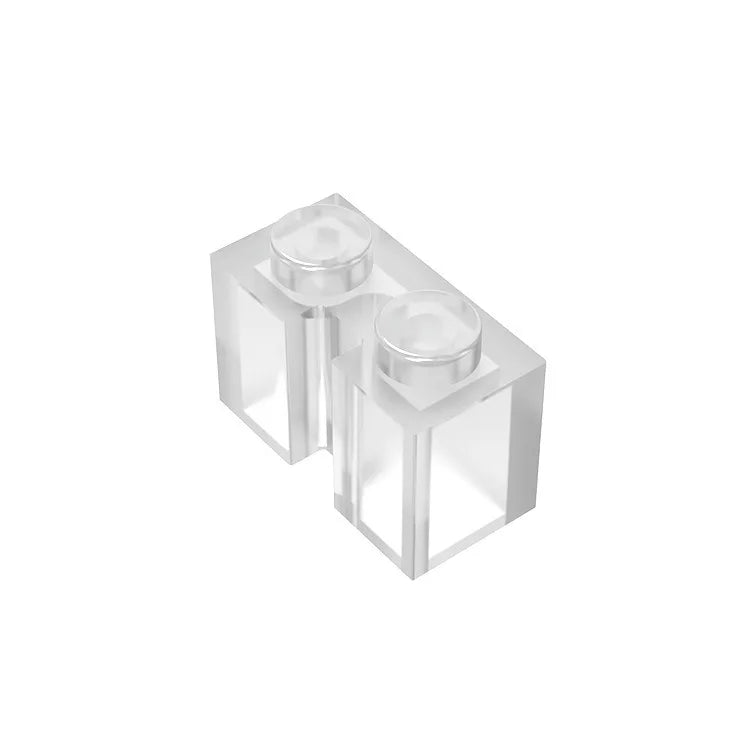 Gobricks GDS-798 Brick 1x2 with Groove | Compatible Building Block for DIY Sets close-up view