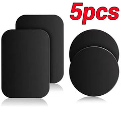 1/3/5Pcs Metal Plate Disk for Magnet Car Phone Holder Round Iron Sheet Stickers Car Magnetic Phone S