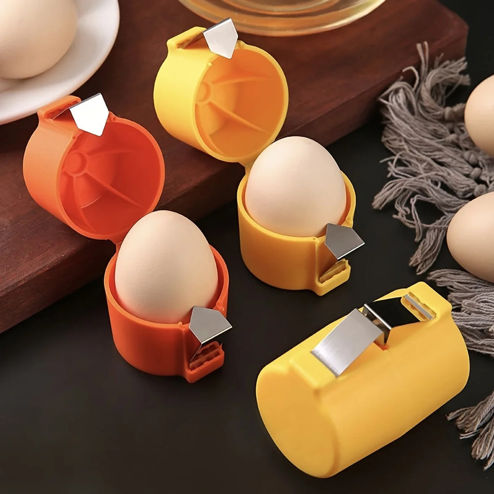 Portable Egg Opening Machine Quick Egg Beater Kitchen Egg Sheller lifestyle view