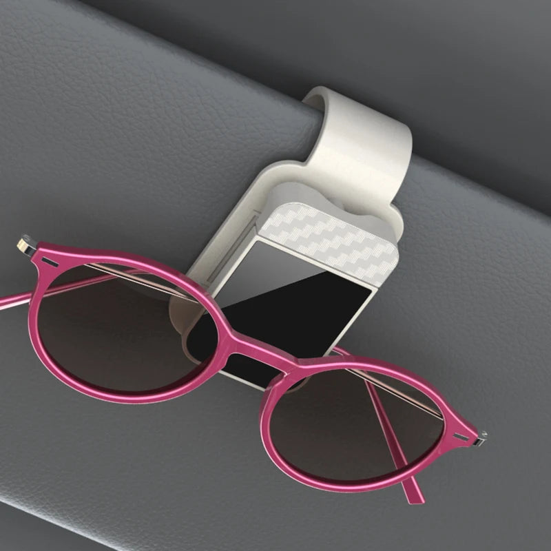 Sun Visor Sunglasses Clip Holder close-up view