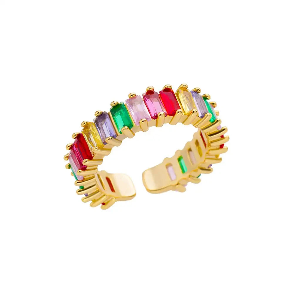 316L Stainless Steel Rings for Women Gold Color Never Fade Luxury Classic rings wedding detail view