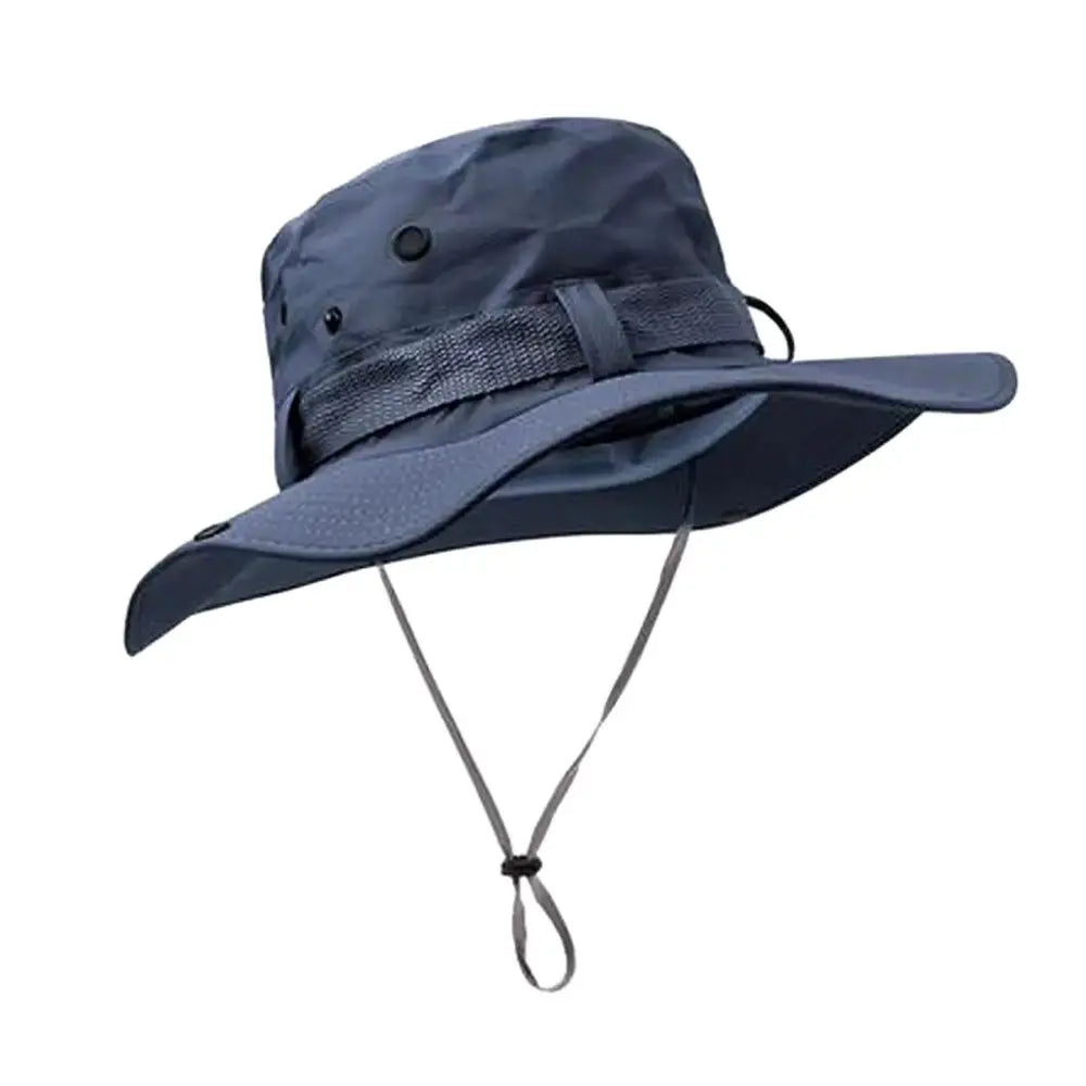 Outdoor Sun Protection Bucket Hat | UV Face Cover Cap for Hiking and Camping lifestyle view