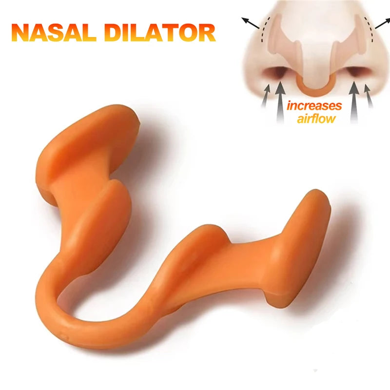 Stop Snoring Nose Clip Set | Anti-Snoring Silicone Nasal Dilator for Better Sleep additional angle
