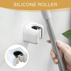 Bathroom -Punching Mop Brush Broom Holder Rack Kitchen Organizer Holder Hook alternate view