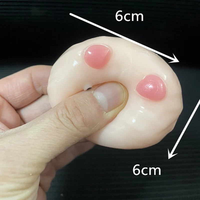 Pink Pig Squishy Sensory Toy | Stress Relief Fidget for Kids and Adults additional angle
