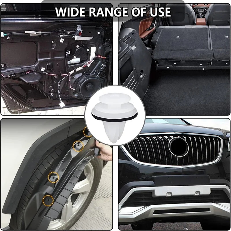 Car Door Panel Clip Universal Auto Bumper Mudguard Automotive Fastener Clip Auto Body Push Retainer Pin Rivet Car Accessorie