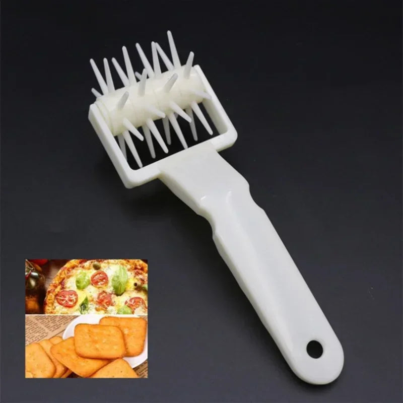 Pizza Dough Docker Roller | Plastic Pastry Perforator Wheel for Baking alternate view