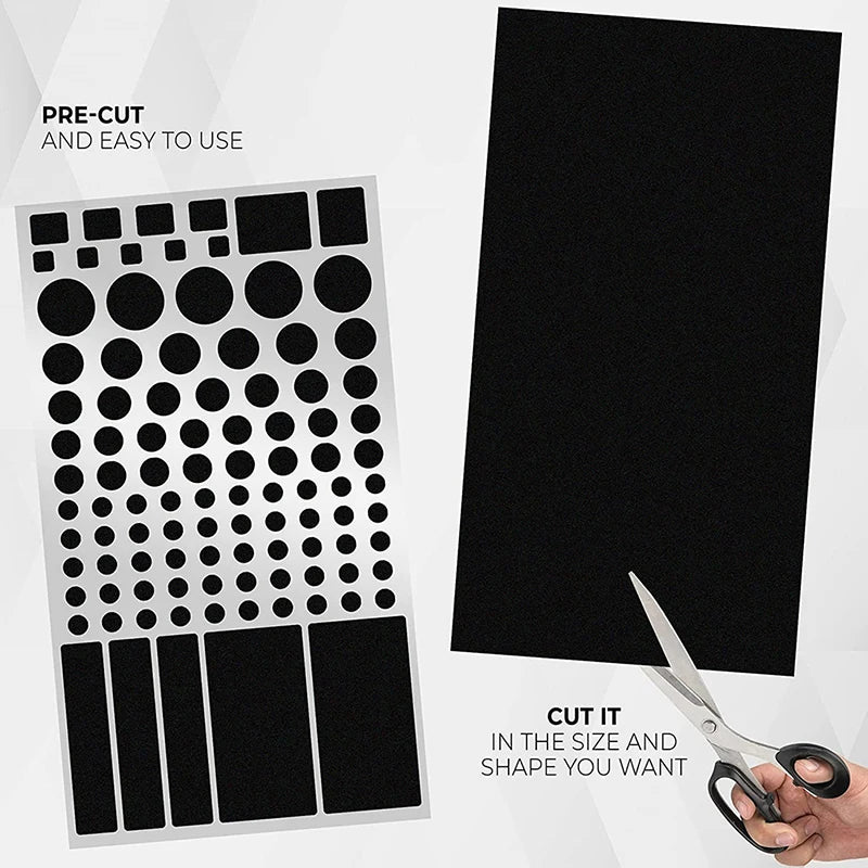 LED Blackout Stickers for Electronics | Dimming Light Blocking Stickers detail view