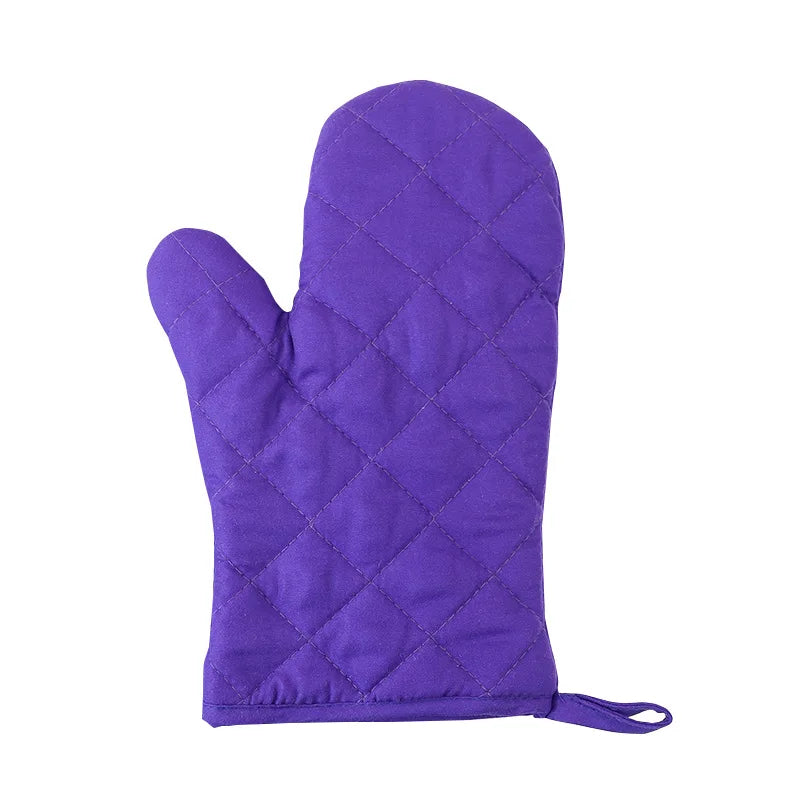 Non Slip Heat Proof Oven Glove | Polyester Cotton Microwave Protector for Baking and alternate view