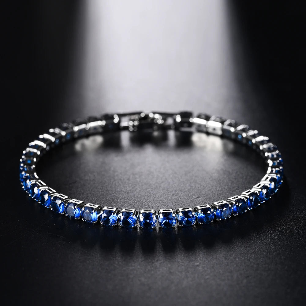 4mm Micro-inlaid Zircon Tennis Bracelet for Women 2025 New Men Bracelet Homme Jewelry alternate view
