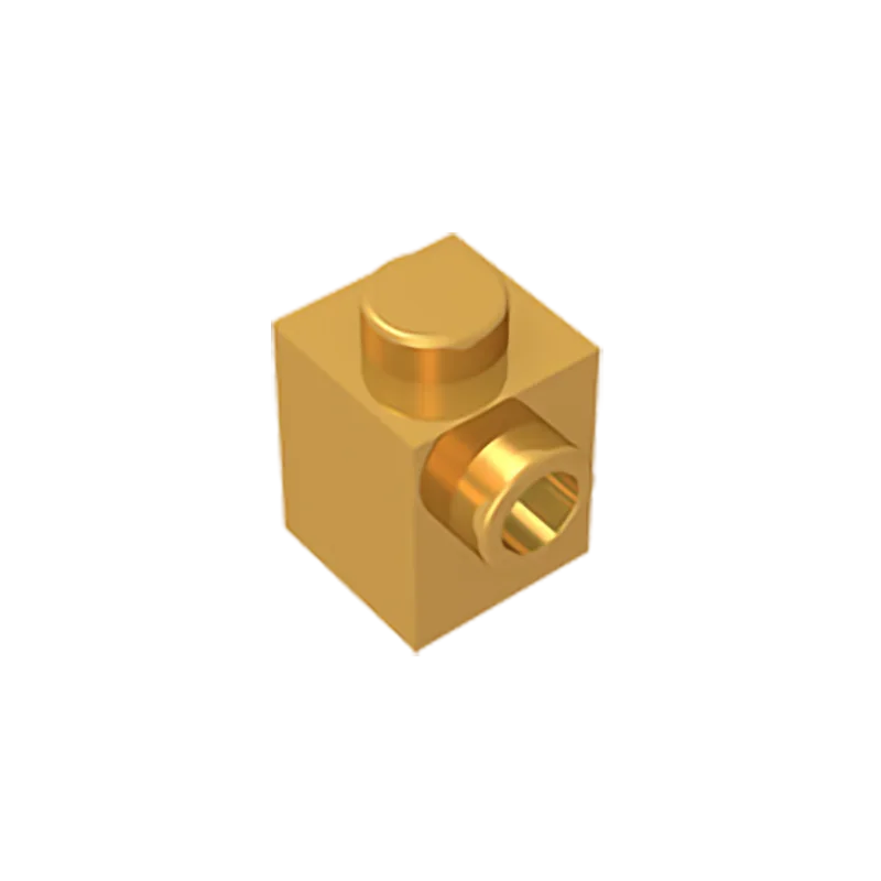Gobricks GDS-635 BRICK 1X1 W. 1 KNOB | Single Side Bump Building Block Compatible wit lifestyle view
