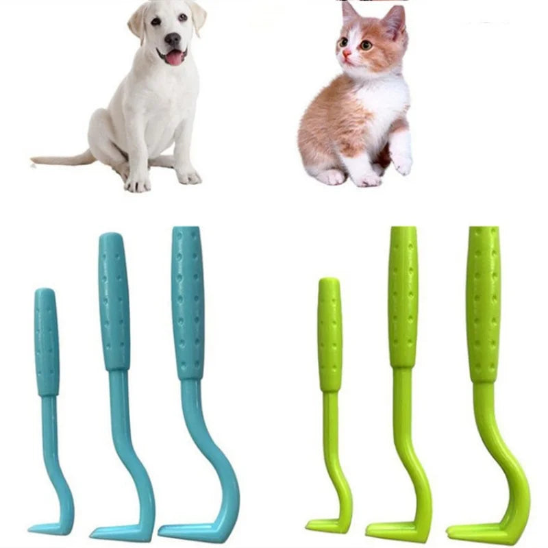 Pet Flea Remover Hook Tick Removal Tweezer - Dog Cat Tick Extractor Comb Louse Pliers - Pet Care Acc