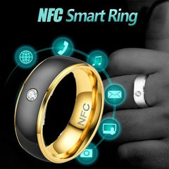 Stainless Steel NFC Smart Ring Magic Wear Multifunctional NFC Finger Ring Wearable Conne detail view
