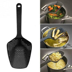 Creative Cooking Shovels Food Strainer Scoop Drain Gadgets Large Colander Soup Filter Household Kitc