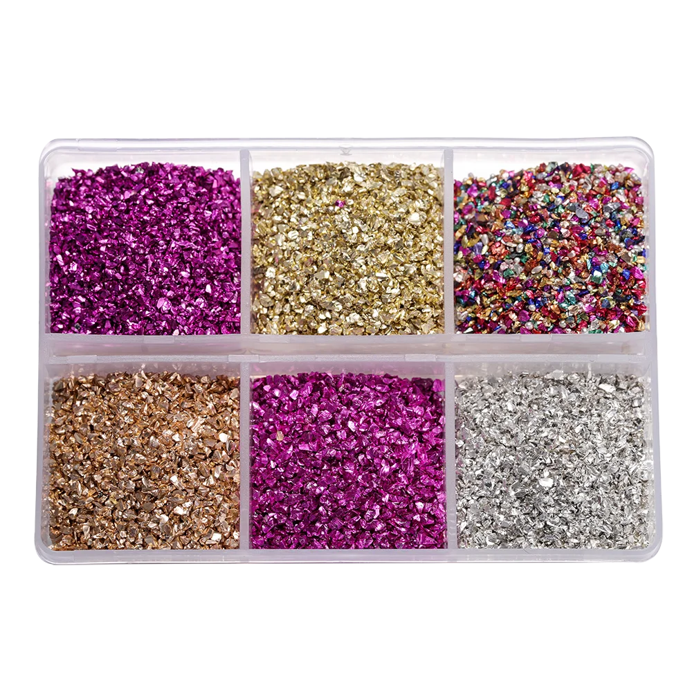 30g/Box Crushed Glass Stones Resin Filling Irregular Broken Stone for DIY Epoxy Resin lifestyle view