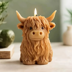 Silicone Mold Animal-Shaped Scented Candle Plaster Cement Mold Christmas