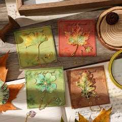 1 Pcs Vintage Leaf Bookmark With Metal Pendant Reading Accessory Gift for Book Lovers alternate view