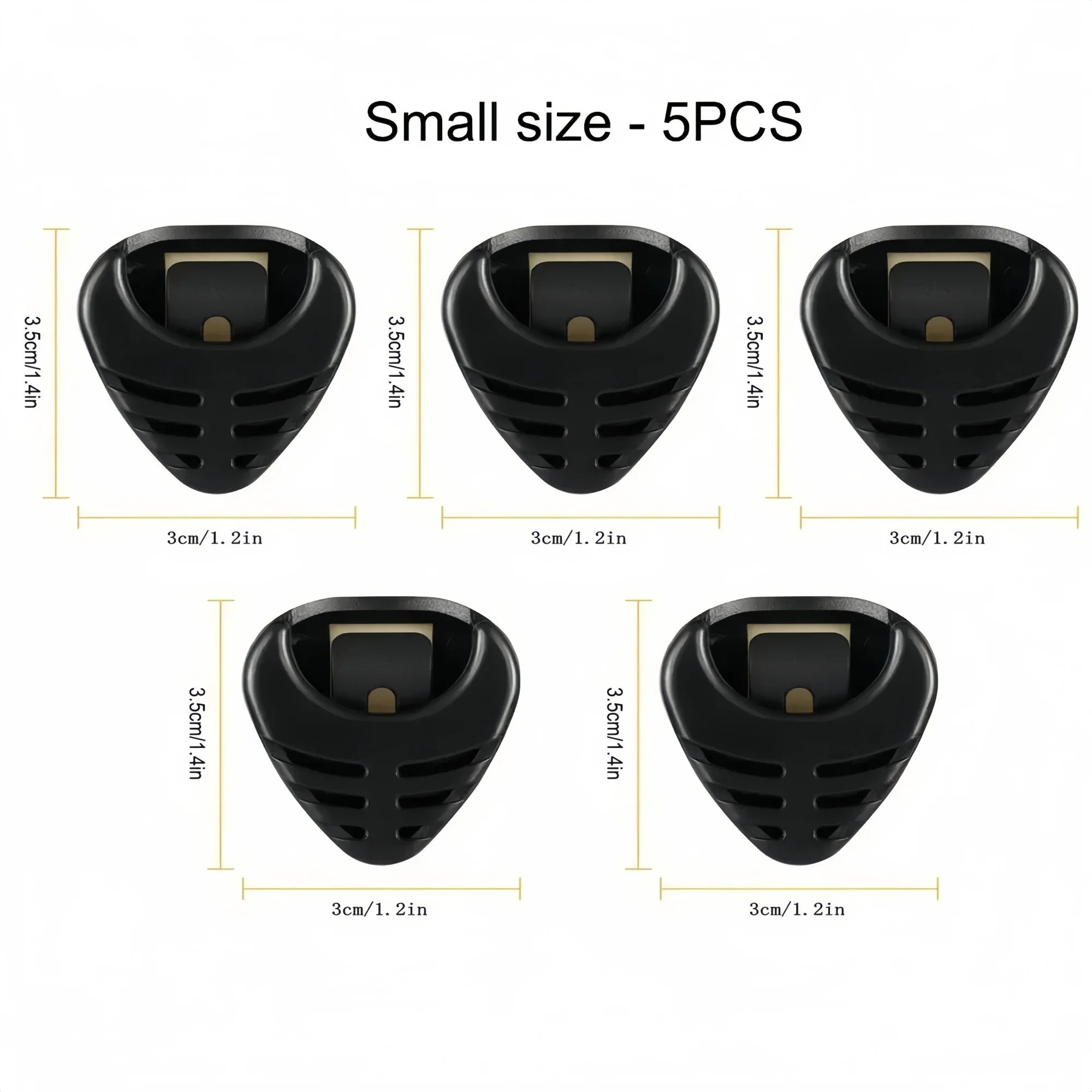 Miwayer 1/5/10Pcs Guitar Pick Holder Plastic Plectrum Case Mediator Quick Storage S additional angle