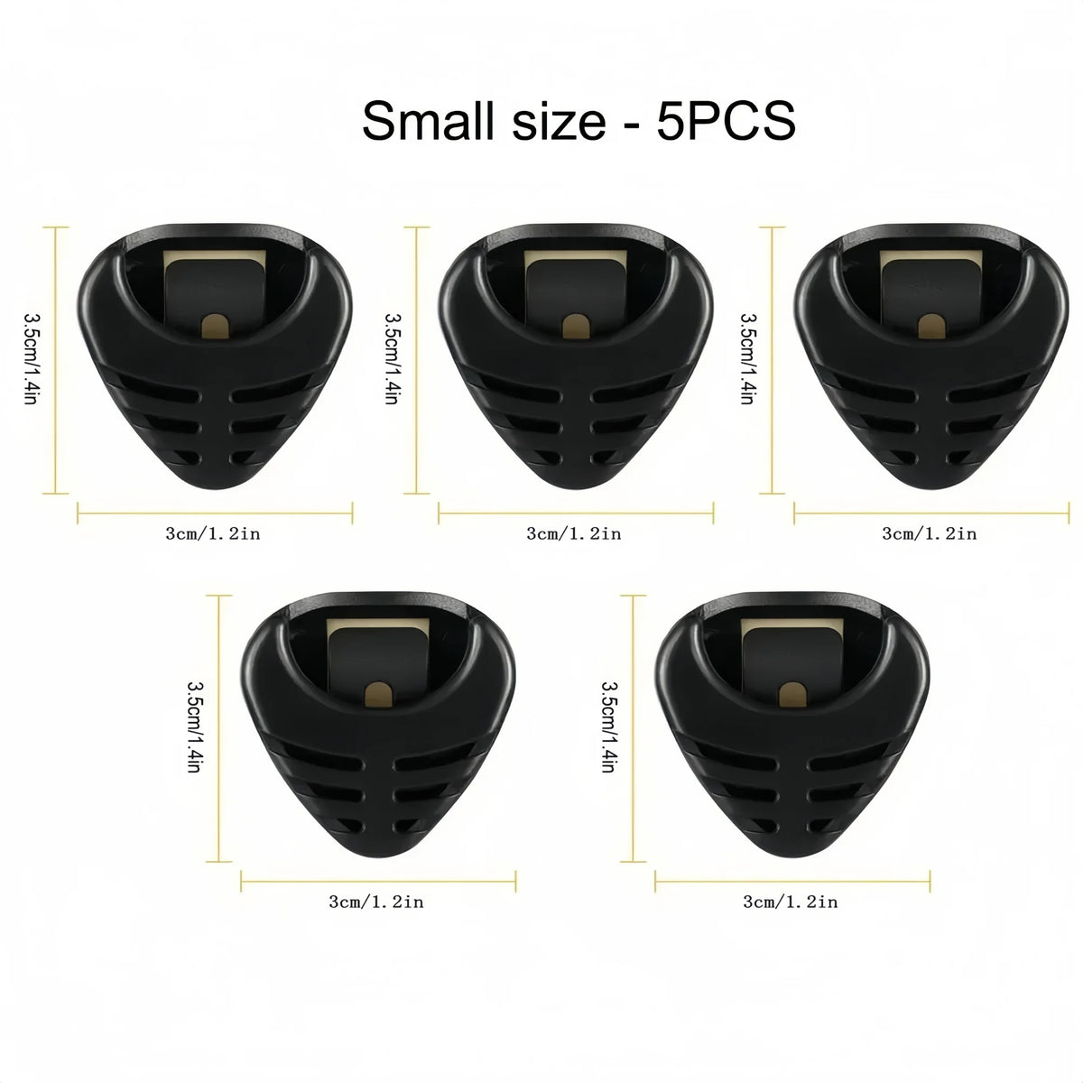 Miwayer 1/5/10Pcs Guitar Pick Holder Plastic Plectrum Case Mediator Quick Storage S additional angle