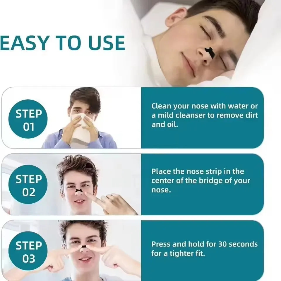 Nasal Breathing Strips for Snoring Relief | Extra Strength, Non-Invasive lifestyle view