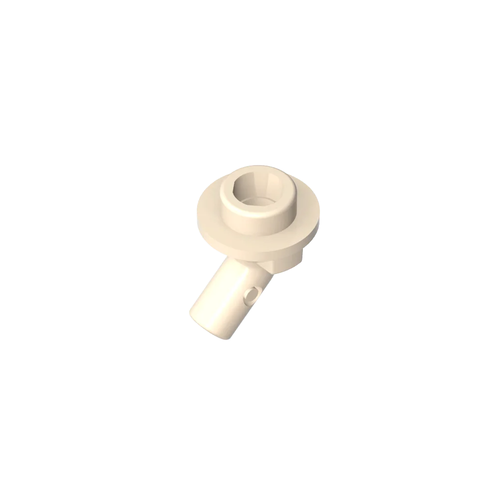 Gobricks GDS-2192 Bar, Angled with Stud on End | Compatible with Lego 65578 Technical alternate view