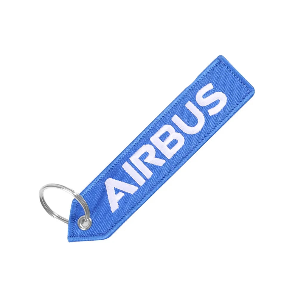 Airbus A330 NEO Keychain | Double-Sided Embroidery Aviation Gift alternate view