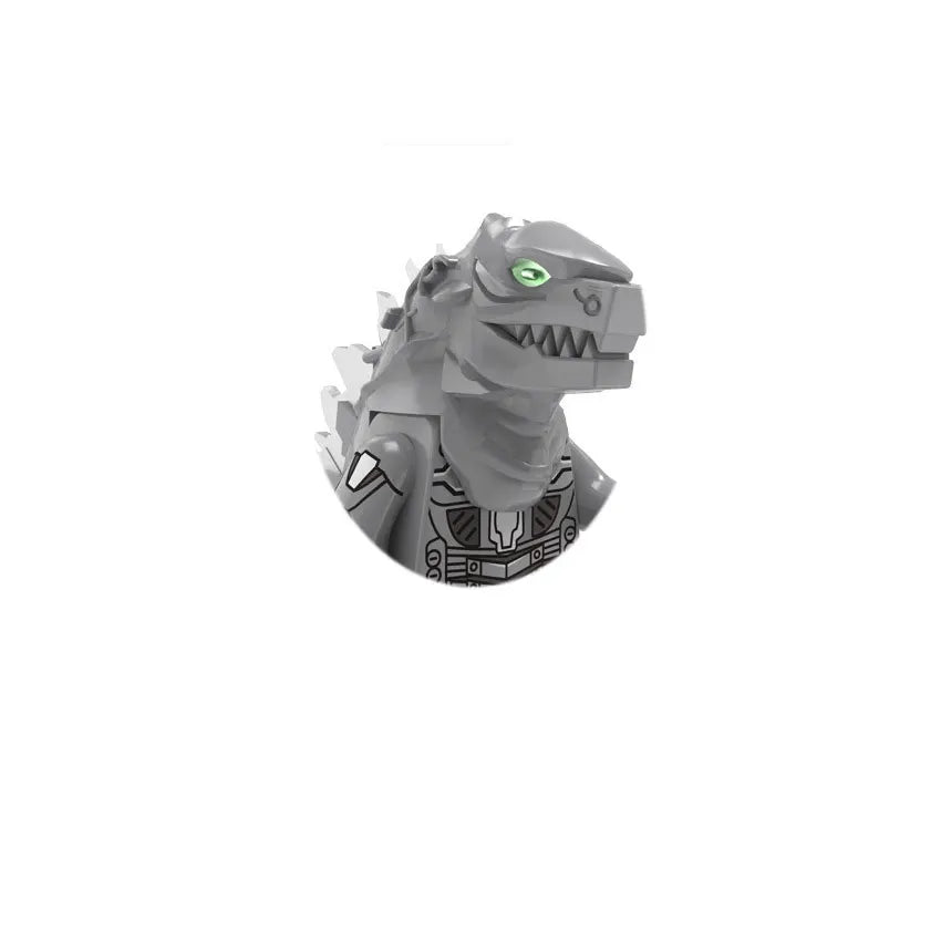 Alien Robot Monster Building Blocks | Creative Horror Movie Building Toy Set alternate view