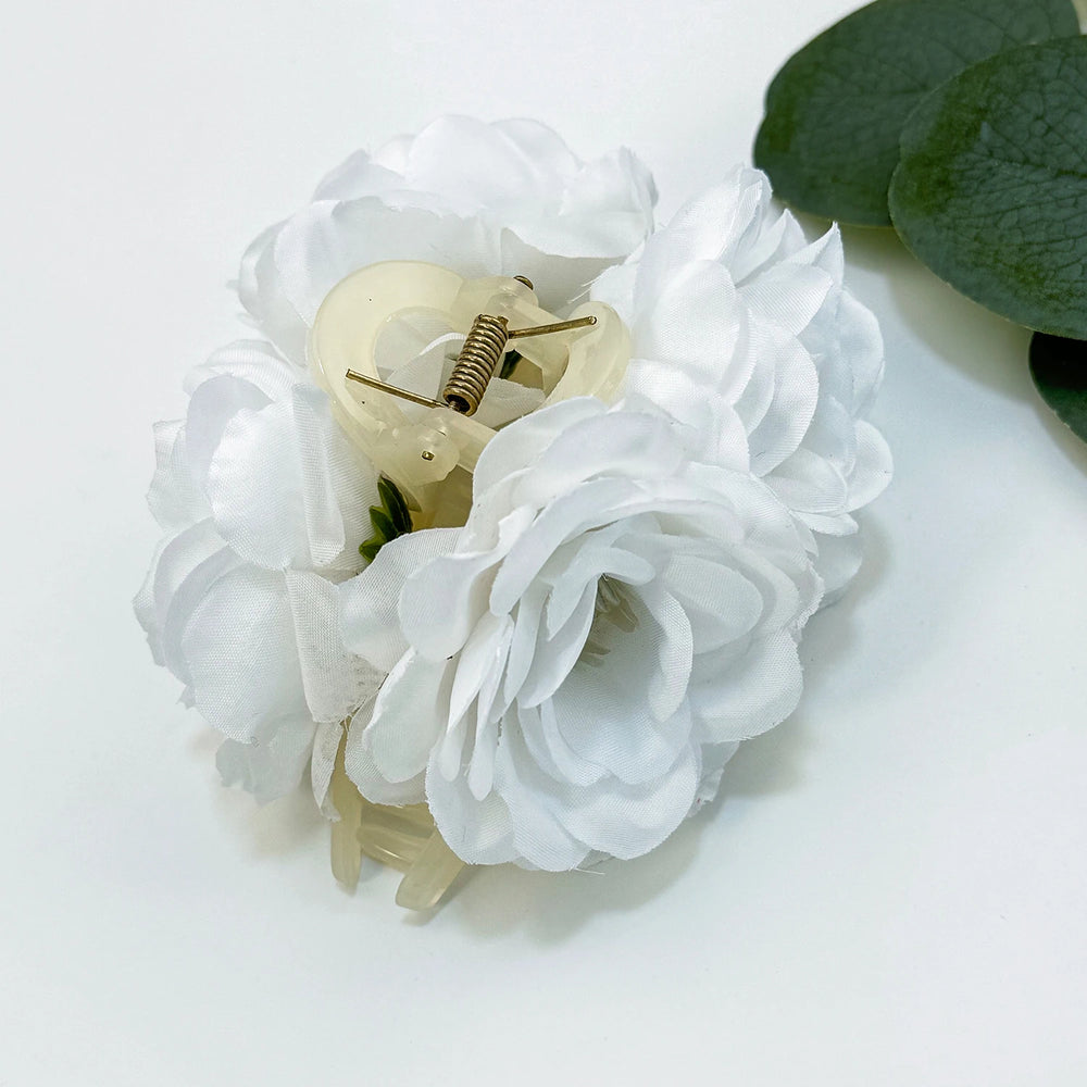 Women Girls Flower Hair Claw Clips Wedding Headdress For Bridal Bridesmaid Party Fl additional angle