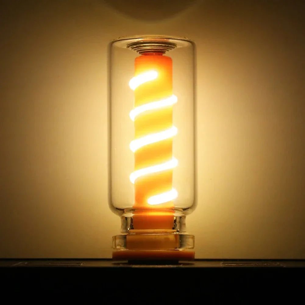 5V USB LED Spiral Filament Touch Dimming Bulb | Retro Night Light Atmosphere Lamp alternate view