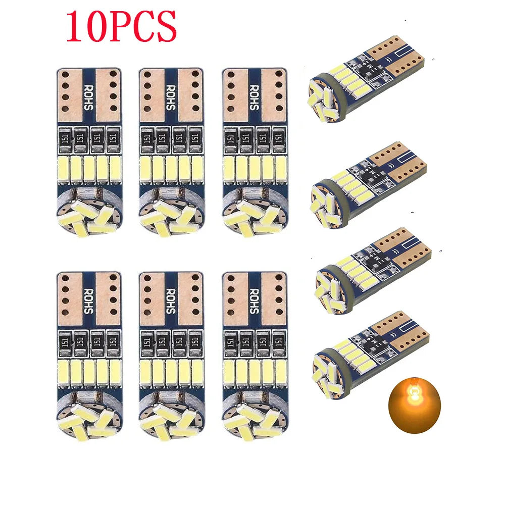 T10 W5W 4014 15SMD LED Canbus Bulbs | High Power 6000K White No Error lifestyle view