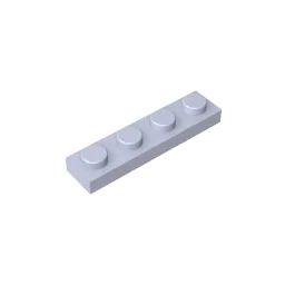 Gobricks GDS-504 Platte 1 x 4 | Kompatible Bausteine