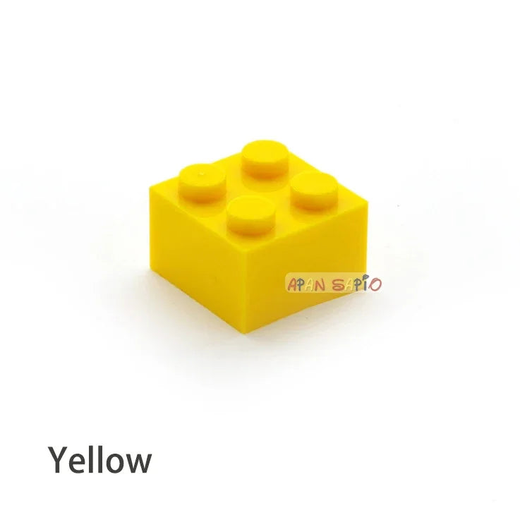 60pcs DIY Building Blocks Thick Figures Bricks 2x2 Dots | Educational Creative Toy for close-up view