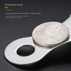 Stainless Steel Egg Yolk Separator | Kitchen Egg Divider Tool for Baking and Cooking close-up view