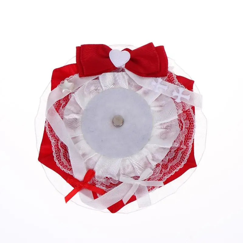 Cute Lolita Badge Display Holder For Ita Bag Anime Handmade Badge Rosette Accessory Deco detail view