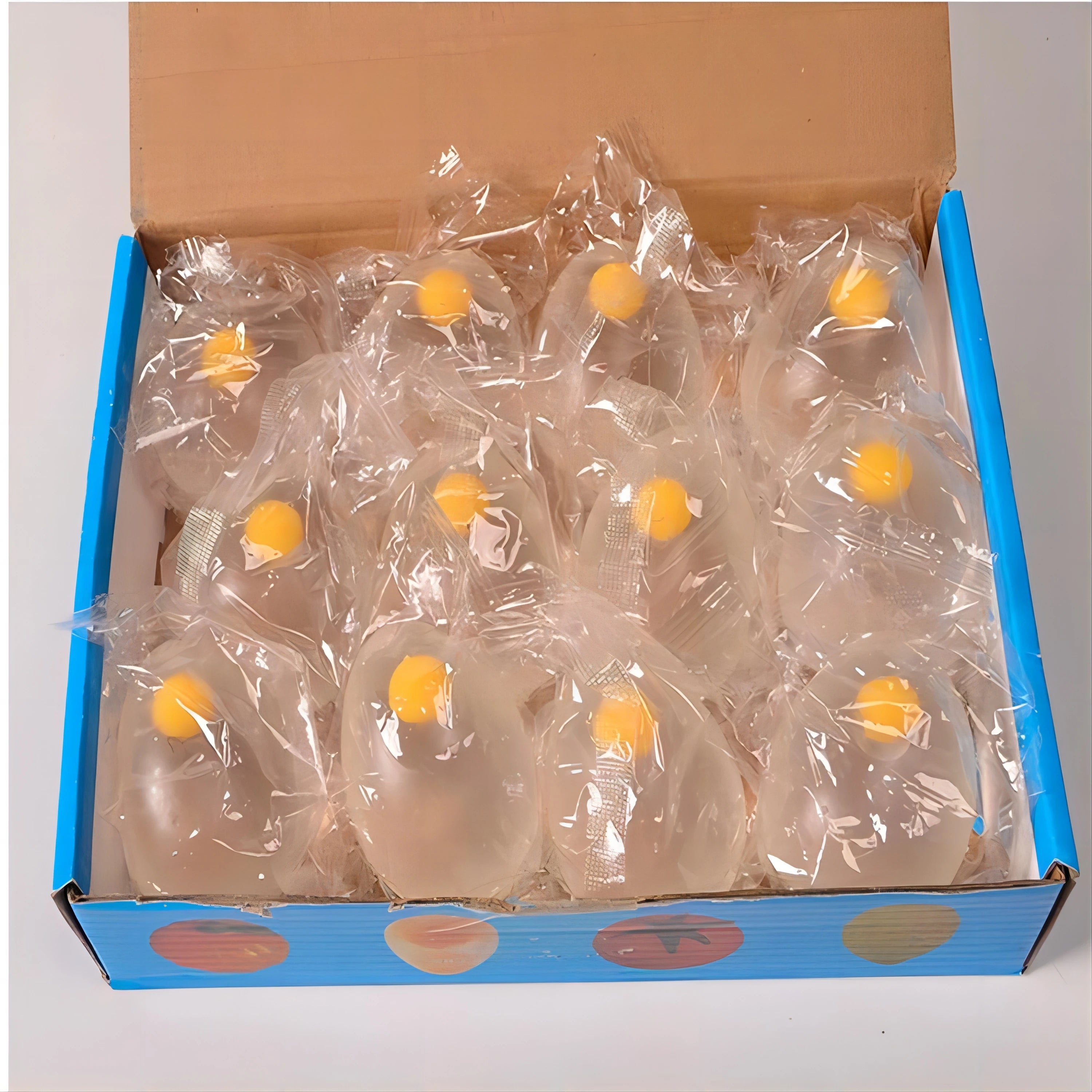 Funky Egg Splat Ball Squishy Toys | Stress Relief Squeezing Fidget Toy for Adults and alternate view