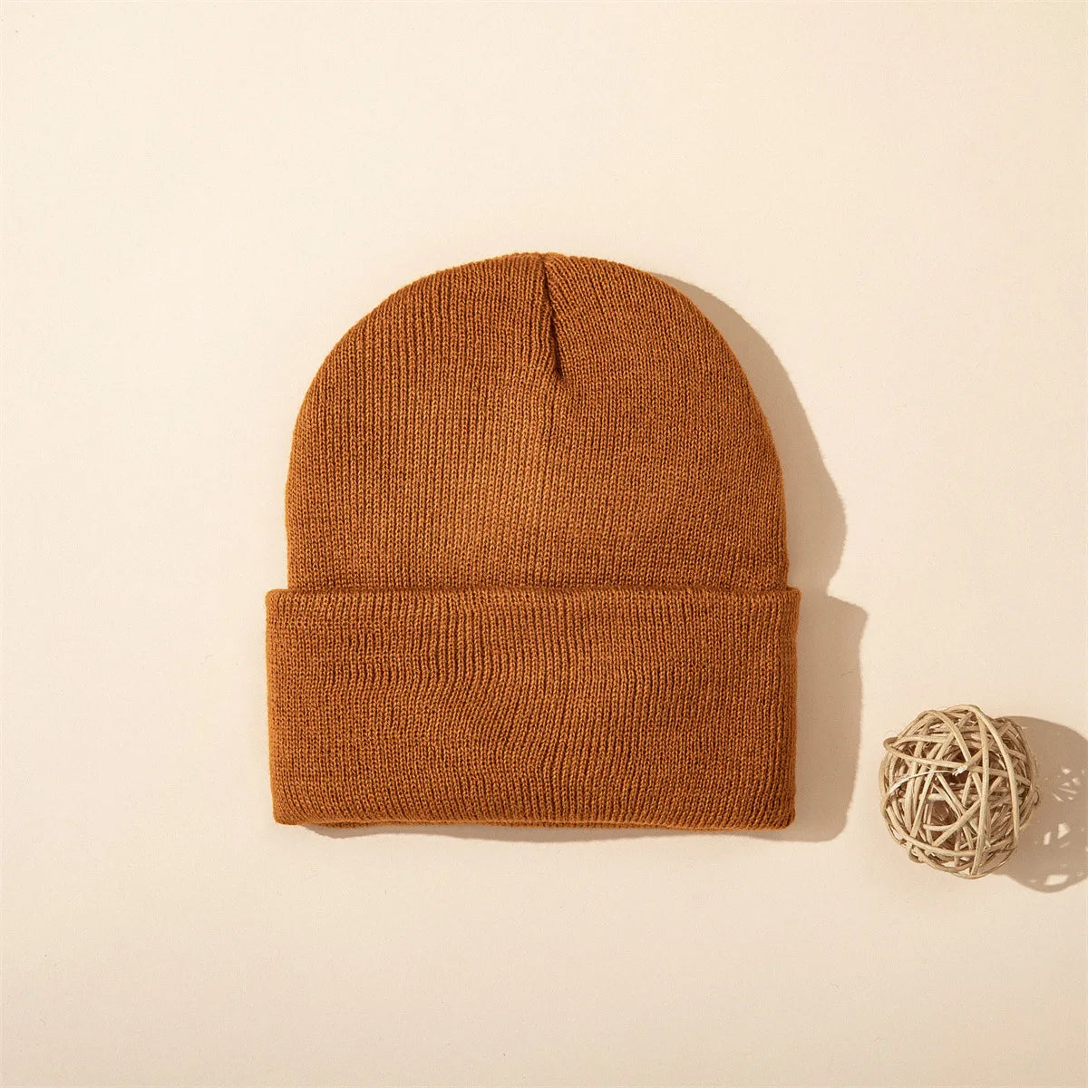 Baby Knit Winter Cap for Boys and Girls | Warm Toddler Hat close-up view