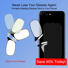 Nose Clip Reading Glasses Man High Quality Men Portable Foam Nose Glasses for Seniors alternate view