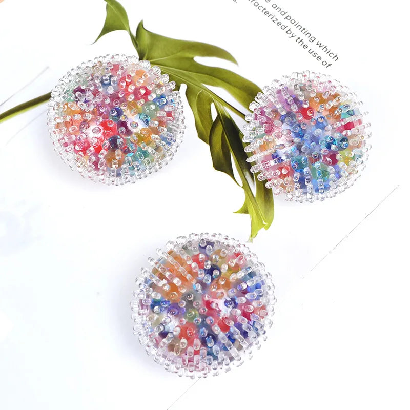 No Net Burr Release Colorful Bead Ball Massage Stress Relief Ball Pinch Music Adult & alternate view