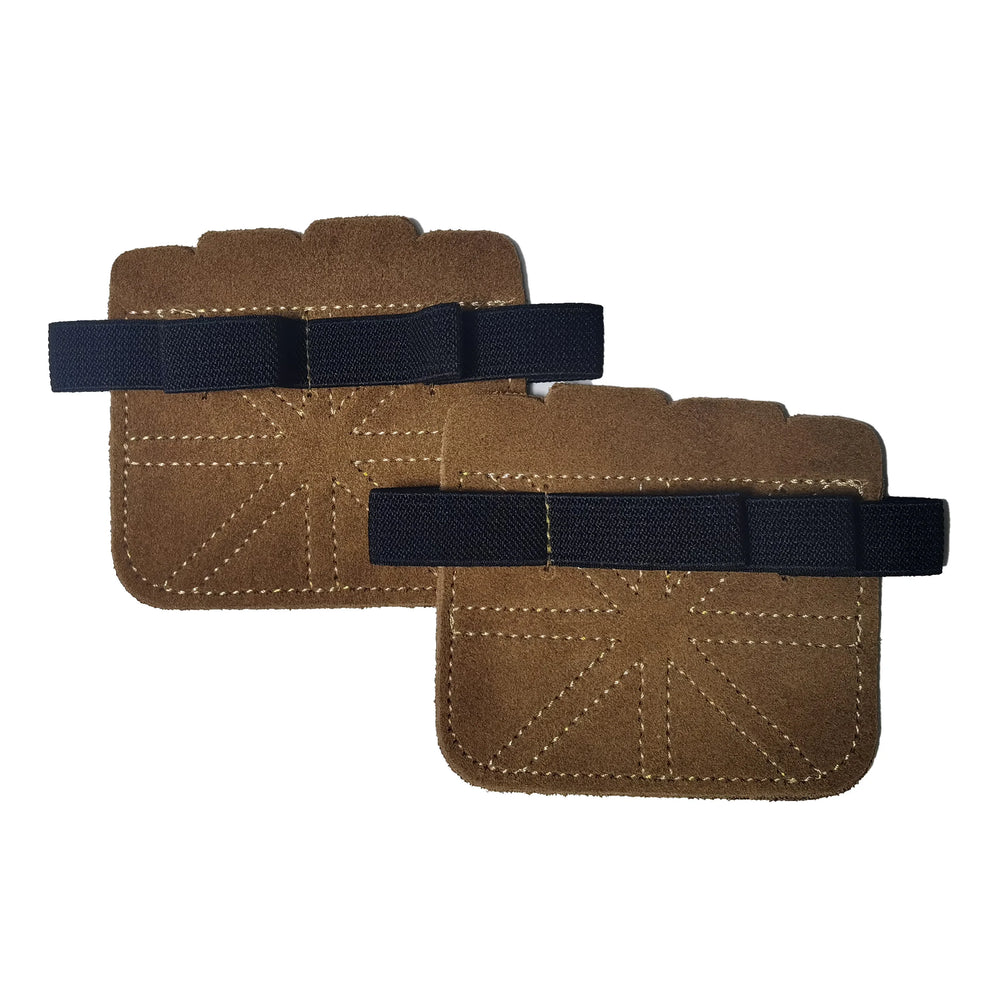 CRUXELL Cowhide Weightlifting Gloves | Four-Finger Palm Protection for Gym lifestyle view