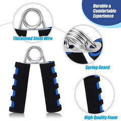 Spring Hand Grip Finger Strength Trainer | A-shaped Foam Wrist Grippers for Hand and alternate view