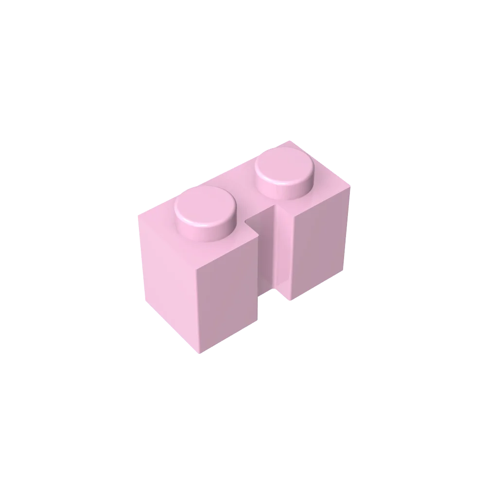 Gobricks GDS-798 Brick 1x2 with Groove | Compatible Building Block for DIY Sets additional angle