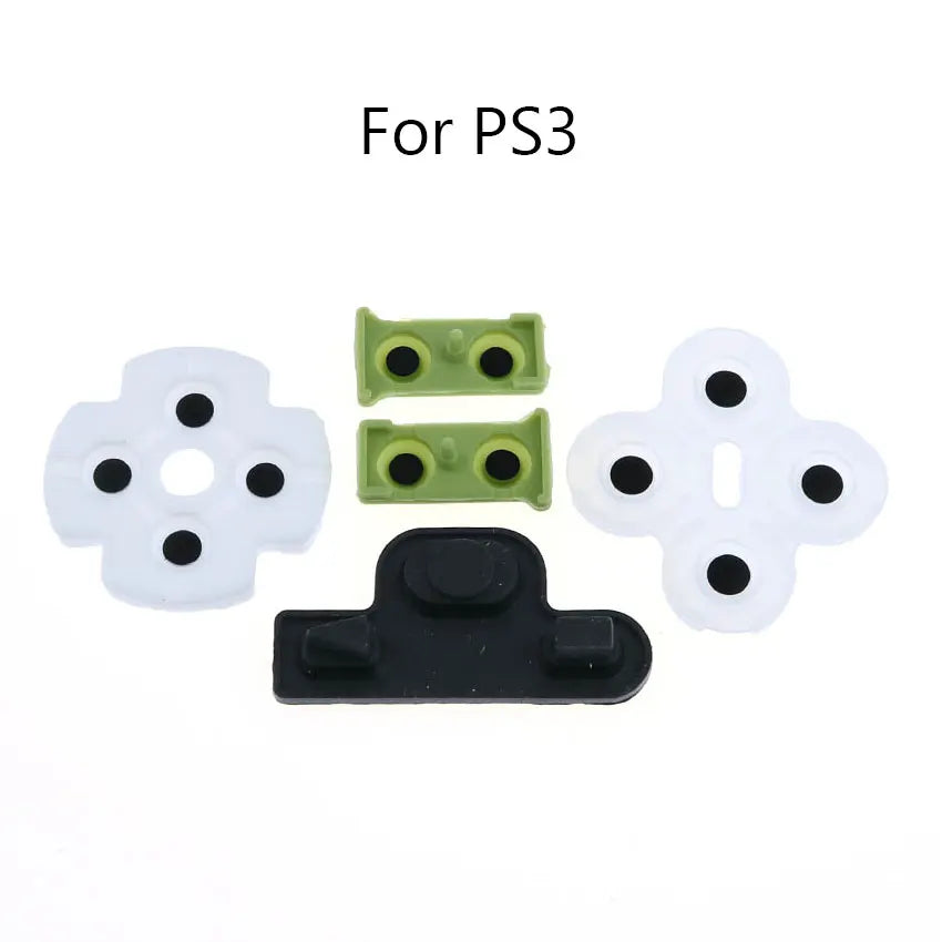 Universal Conductive Rubber Pad Set | Compatible with PS5 V1 V2 PS4 Pro Slim PS3 PS2 Con detail view