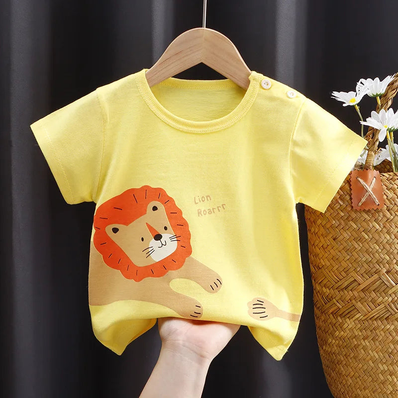 Kids Cotton Graphic Tee | Summer Unisex T-Shirt for Babies and Toddlers alternate view