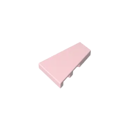 Gobricks GDS-M540 Tile Special 2 x 3 Pentagonal (right) | Compatible Building Block P alternate view