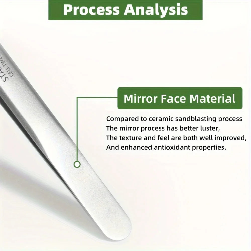 1/3pcs Extra Fine No. 5 Cellular Acne Blackhead Tweezers | Facial Beauty Tool for Ski lifestyle view
